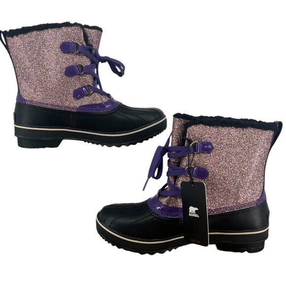 Sorel Youth Tivoli - Glitter Boot 7Y - Picture 2 of 8